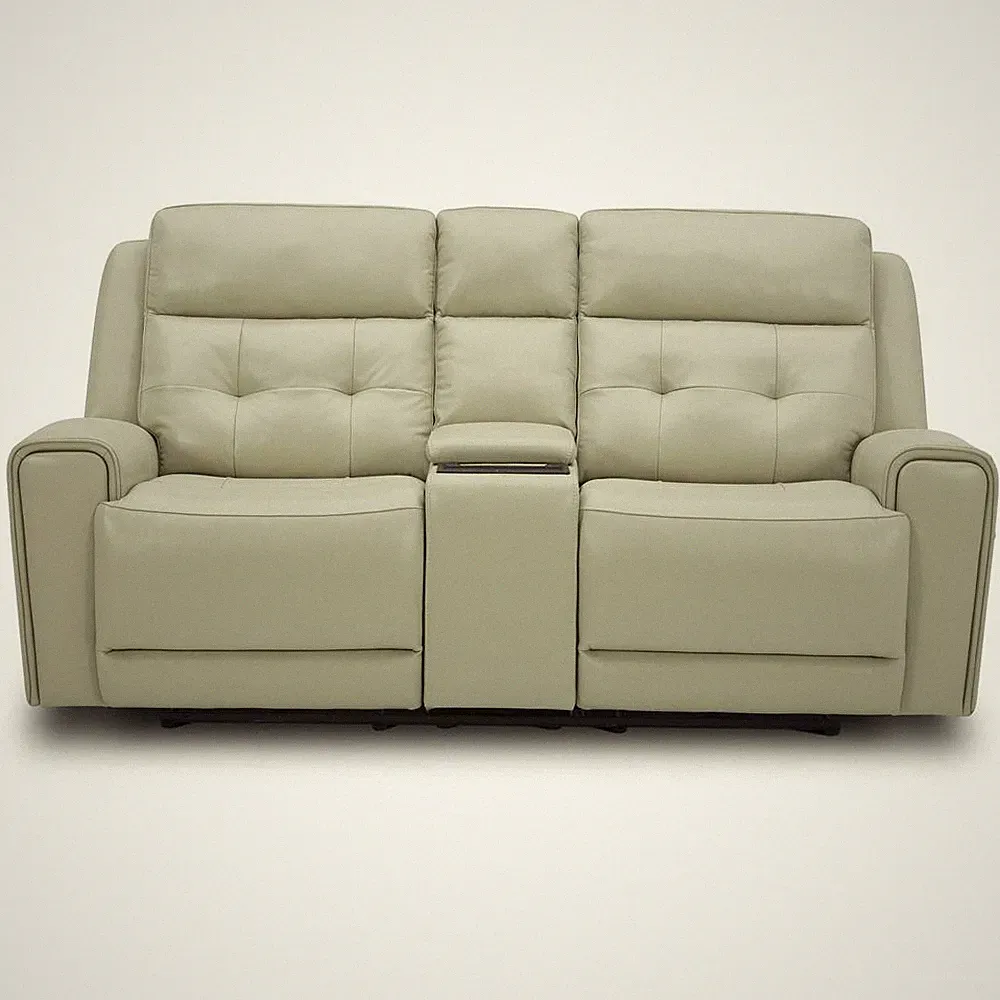 Dual Reclining Loveseat w/ Console, Power Headrest, Lumbar with Zero Gravity