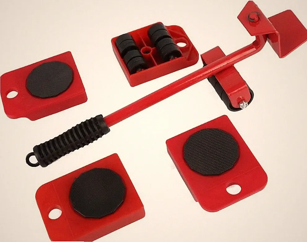 Furniture Lifter Easy to Move Slider 5 Piece Mobile Tool Set Heavy Furniture Kit