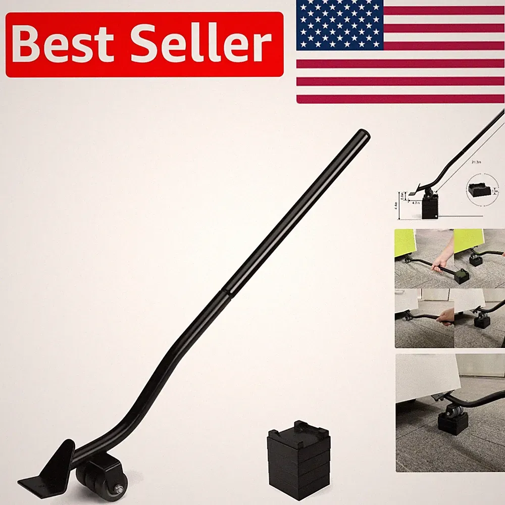 Labor-Saving Furniture Lifter Tool with 3-Wheel Design - 1000 lbs Capacity